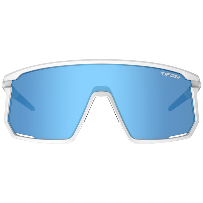 Tifosi Moab Sunglasses Matte White/Clarion Blue+AC Red+Clear