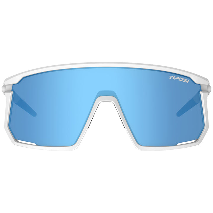 Tifosi Moab Sunglasses Matte White/Clarion Blue+AC Red+Clear