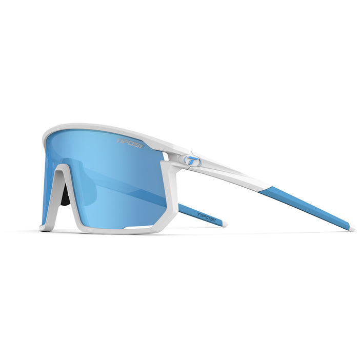 Tifosi Moab Sunglasses Matte White/Clarion Blue+AC Red+Clear