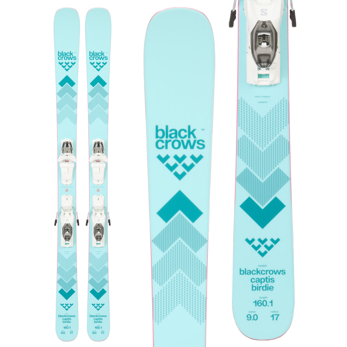 Black Crows Captis Birdie R Skis + E M10 GW Bindings - Women's 2025