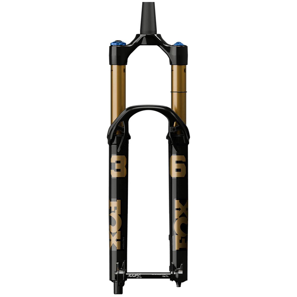 Fox Shox 34 Float Factory GRIP X Fork - 27.5" Shiny Black, Neutral/Gloss Black Logo