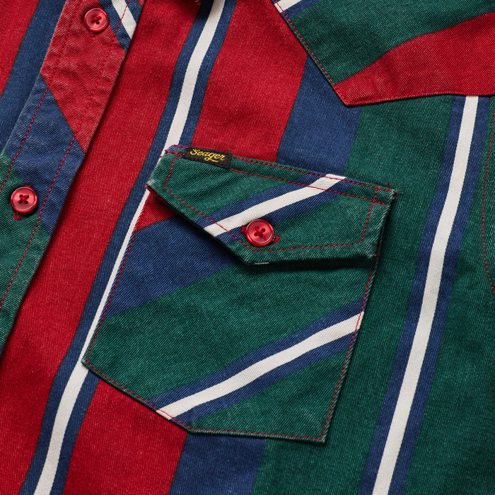 Seager Amarillo Short-Sleeve Shirt - Men's Matts on Stripe
