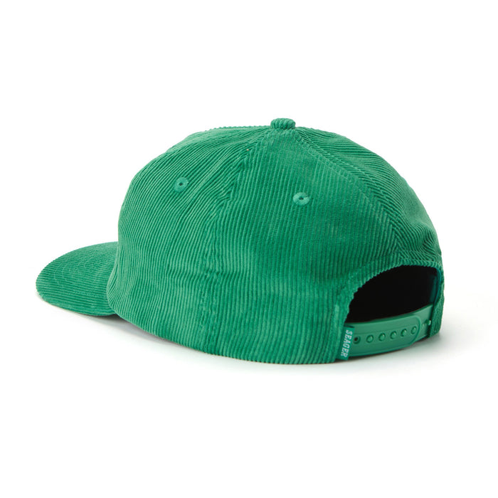 Seager Ramblin' Woman Cord Snapback Hat Green