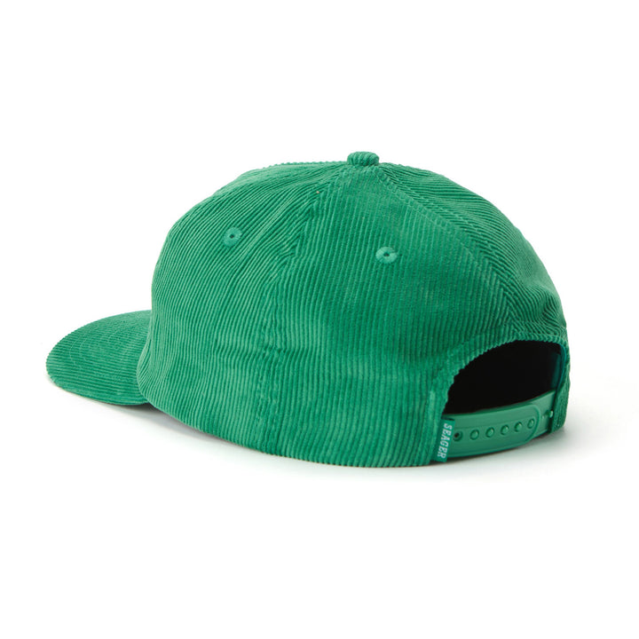 Seager Ramblin' Woman Cord Snapback Hat Green