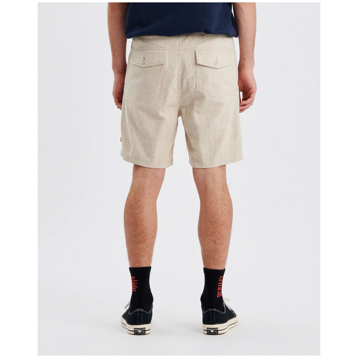 The Critical Slide Society Cruiser Linen Shorts - Men's Ecru