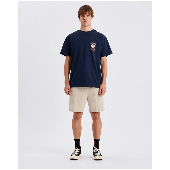 The Critical Slide Society Cruiser Linen Shorts - Men's Ecru