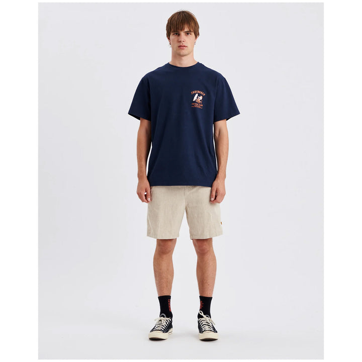 The Critical Slide Society Cruiser Linen Shorts - Men's Ecru