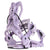 Flow Fenix Snowboard Bindings 2025 Lavender