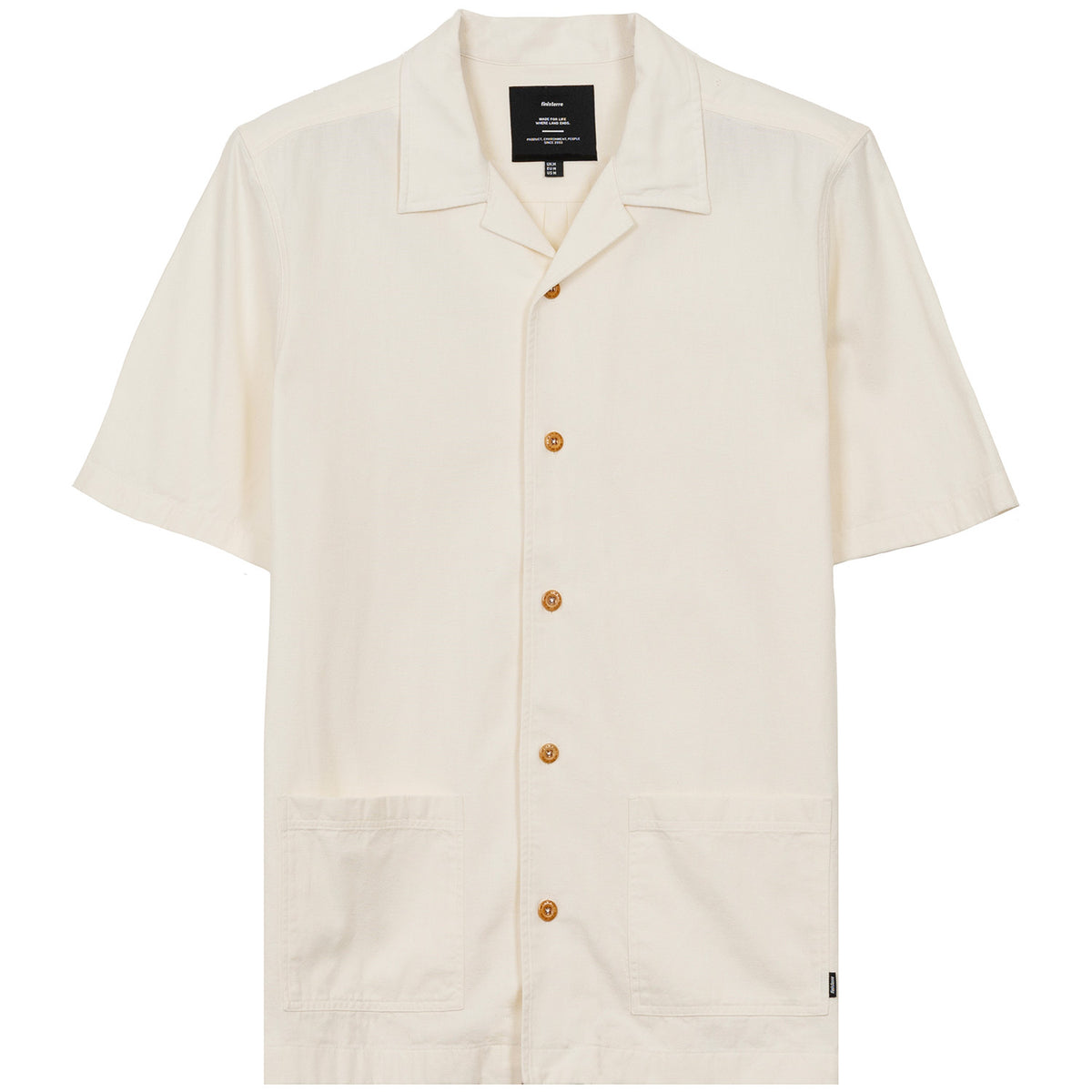 Finisterre Hendra Short-Sleeve Shirt - Men's Ecru