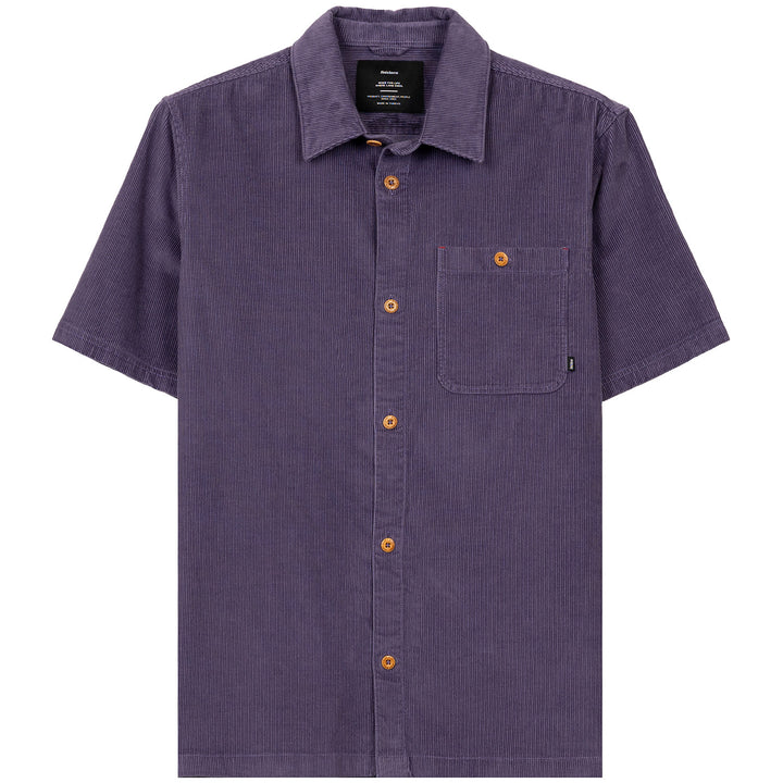 Finisterre Jetty Cord Short-Sleeve Shirt - Men's Violet Sky