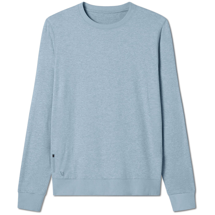 Vuori Ponto Performance Crew - Men's Flint Heather