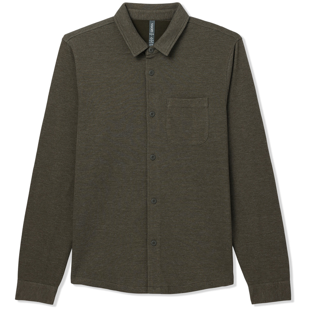 Vuori Jeffreys Overshirt - Men's Olive Heather