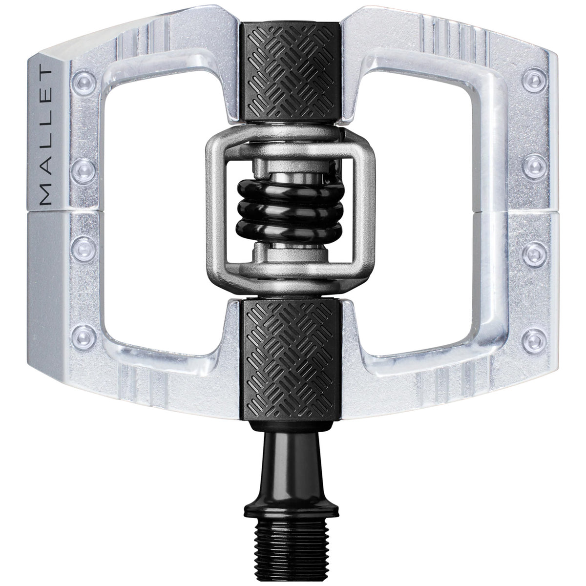 Crank Brothers Mallet DH Silver Edition Pedals High Polish Silver