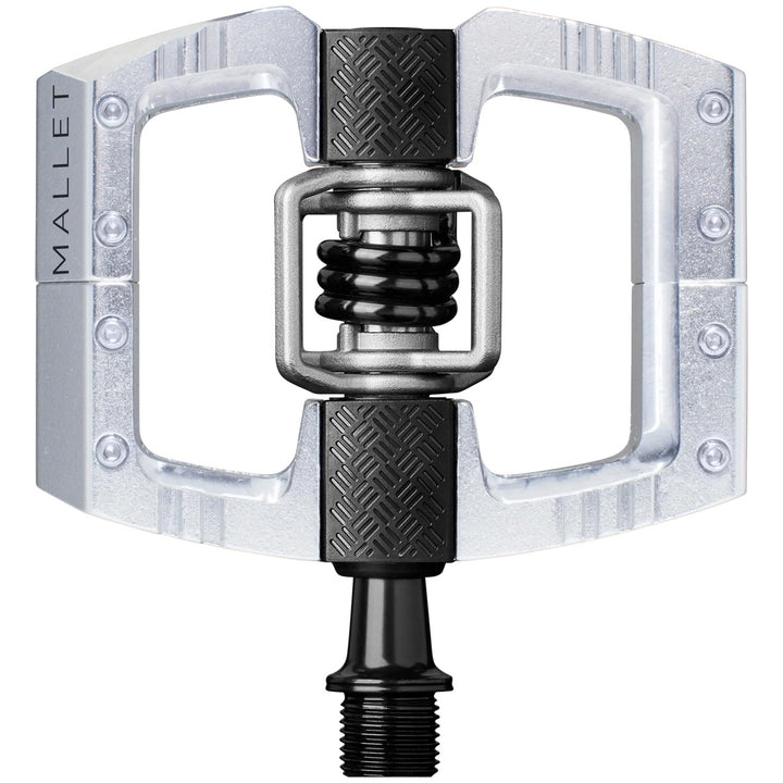 Crank Brothers Mallet DH Silver Edition Pedals High Polish Silver