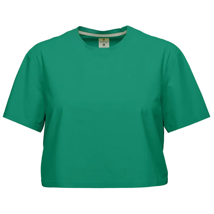 Shredly Beyond Tech Boxy Tee - Women's Jungle