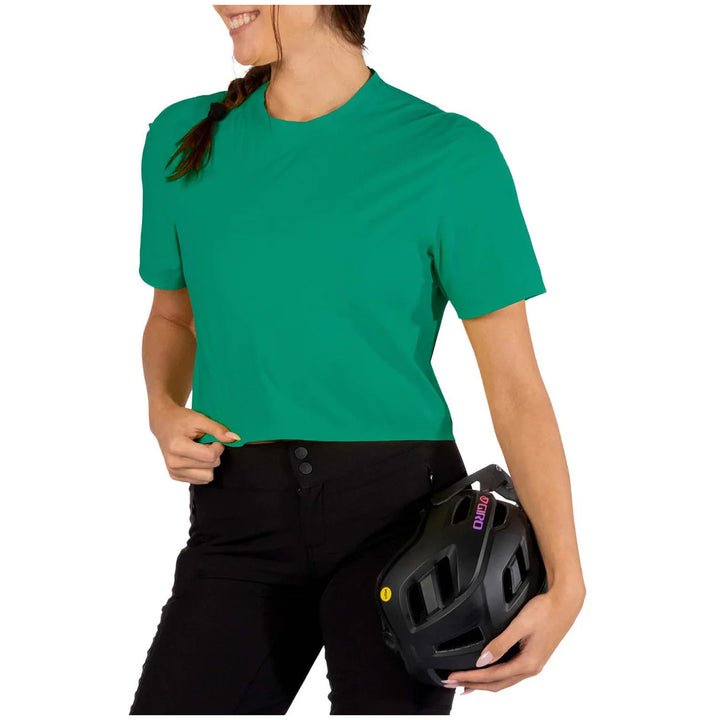 Shredly Beyond Tech Boxy Tee - Women's Jungle