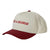 Brixton Save A Horse MP Snapback Hat Crimson/Off White
