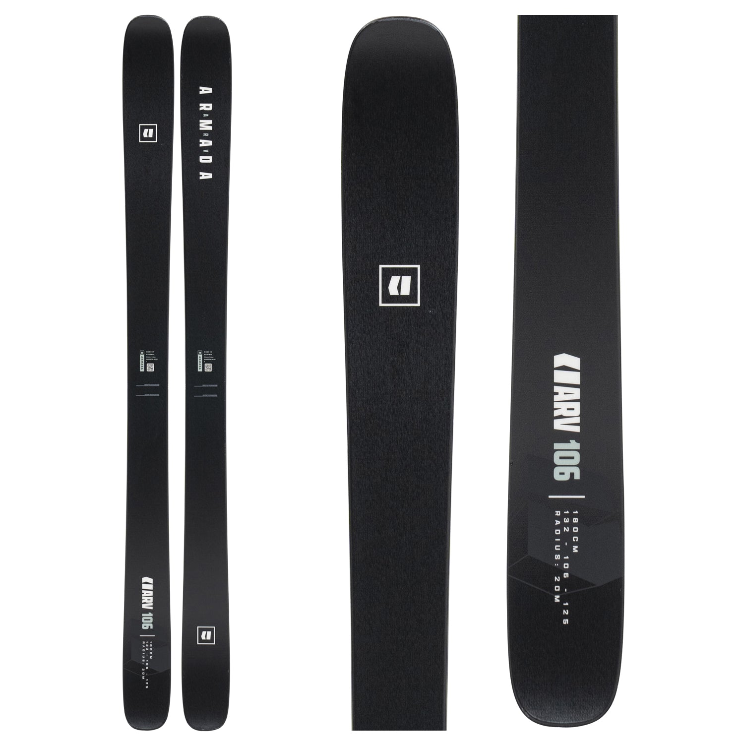 Armada ARV 106 Black Edition Skis 2026 – evo