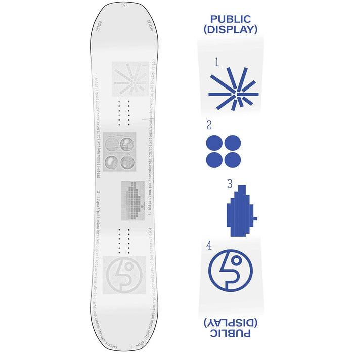 Public Snowboards Display Snowboard - Blem 2025