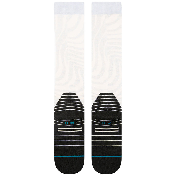 Stance Directions Mid Poly Snow Socks Grey