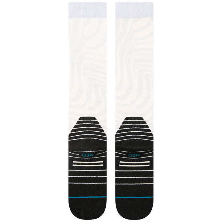 Stance Directions Mid Poly Snow Socks Grey