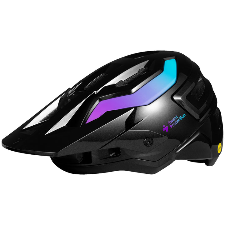 Sweet Protection Bushwhacker 2Vi MIPS Hyper Violet Bike Helmet Black Hyper Violet