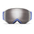 Smith I/O MAG S Low Bridge Fit Goggles - Women's Stevie Shao Artist Series/ChromaPop Sun Platinum Mirror+ChromaPop Storm Blue Sensor Mirror