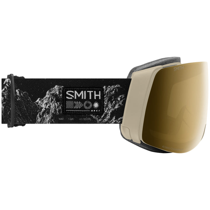 Smith 4D MAG Goggles Chalk Space Invader/ChromaPop Sun Black Gold Mirror+ChromaPop Storm Blue Sensor Mirror