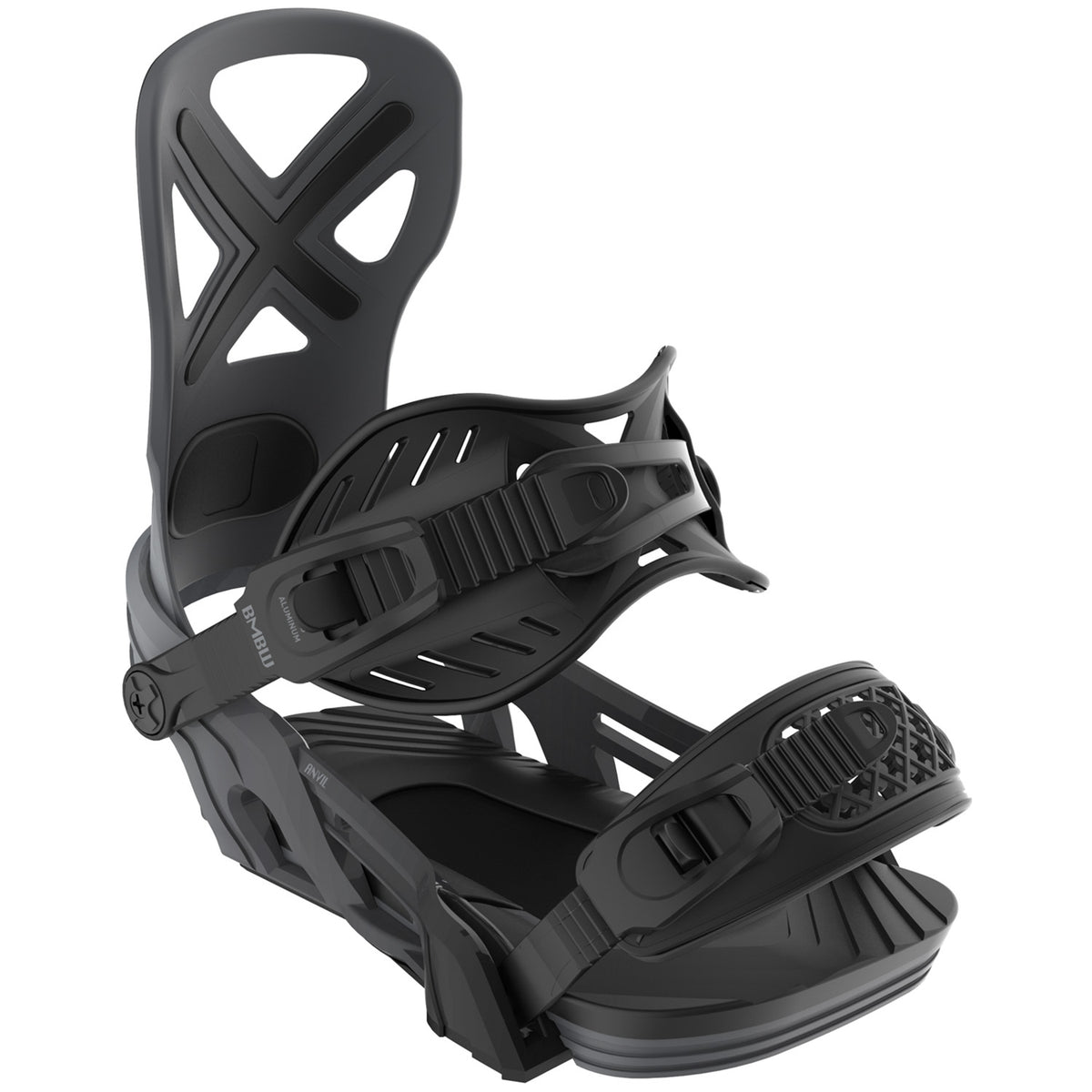 Bent Metal Anvil Snowboard Bindings Black/Grey26