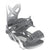 Bent Metal Anvil Snowboard Bindings White/Grey