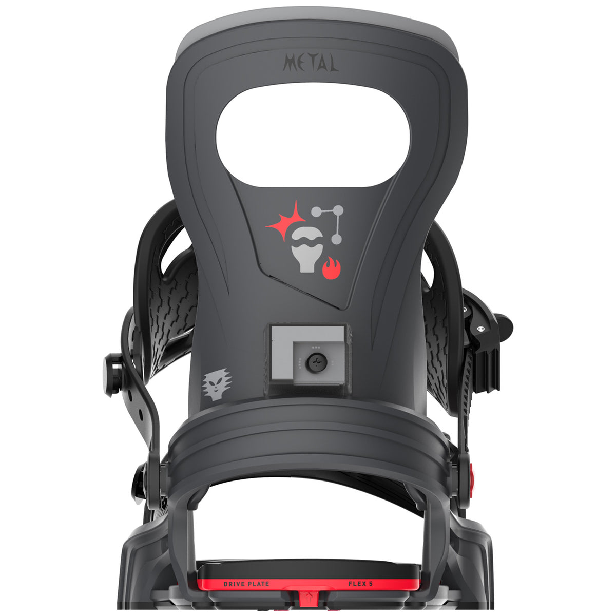 Bent Metal Joint Snowboard Bindings 2026 Grey