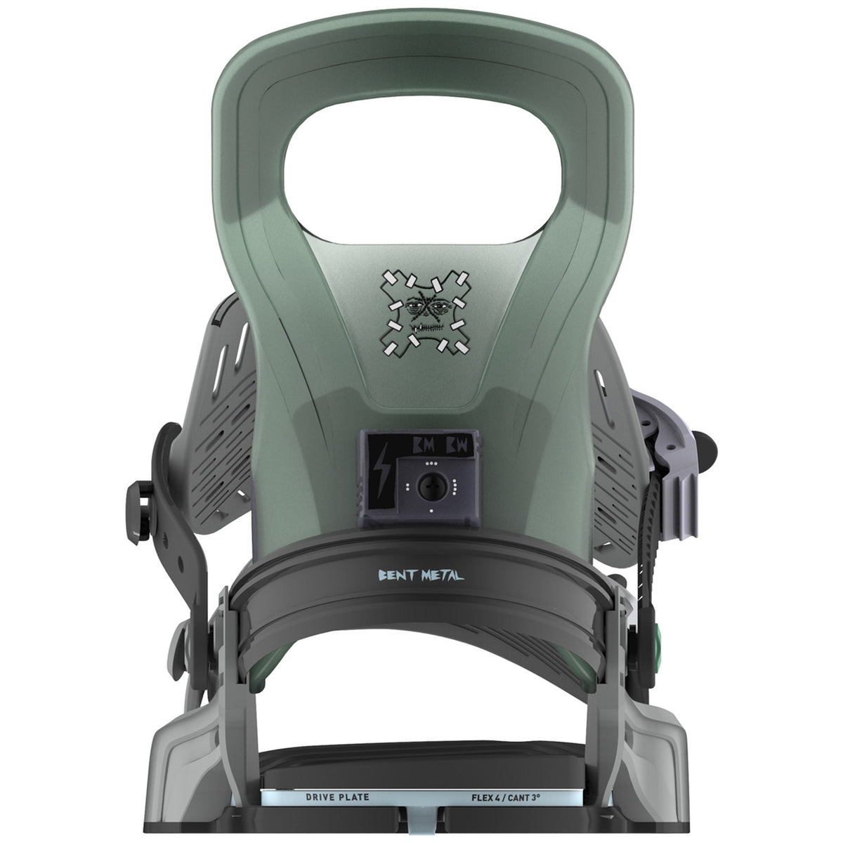 Bent Metal Logic Snowboard Bindings 2026 Grey