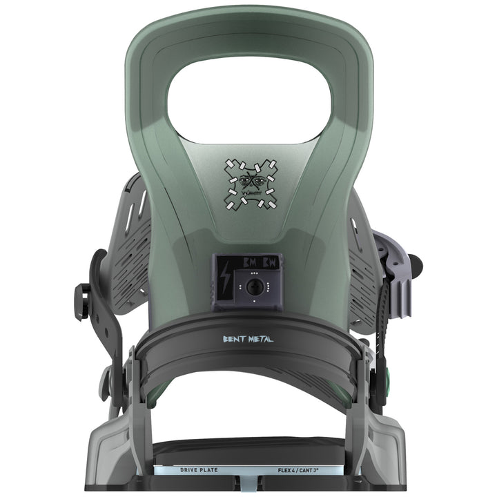 Bent Metal Logic Snowboard Bindings 2026 Grey
