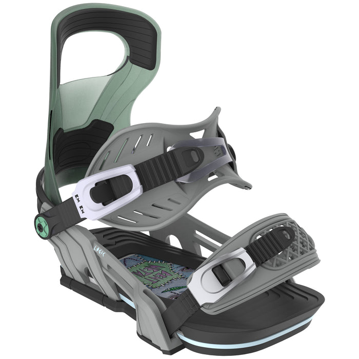 Bent Metal Logic Snowboard Bindings 2026 Grey