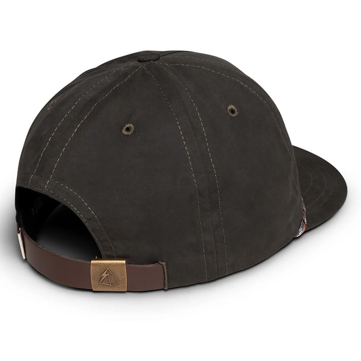 Deso Waxed 5-Panel Hat Deep Green
