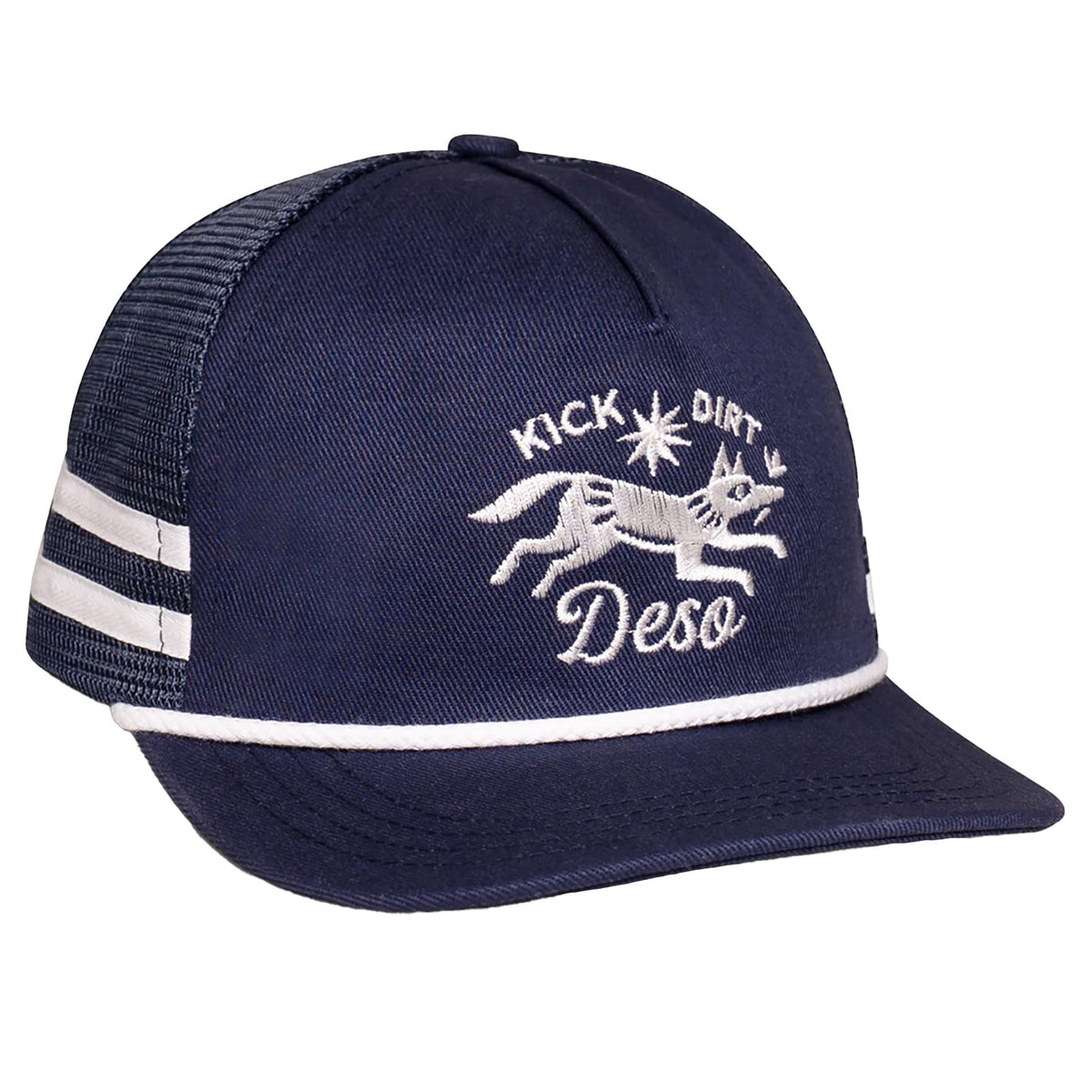 Deso Kick Dirt Trucker Hat Navy