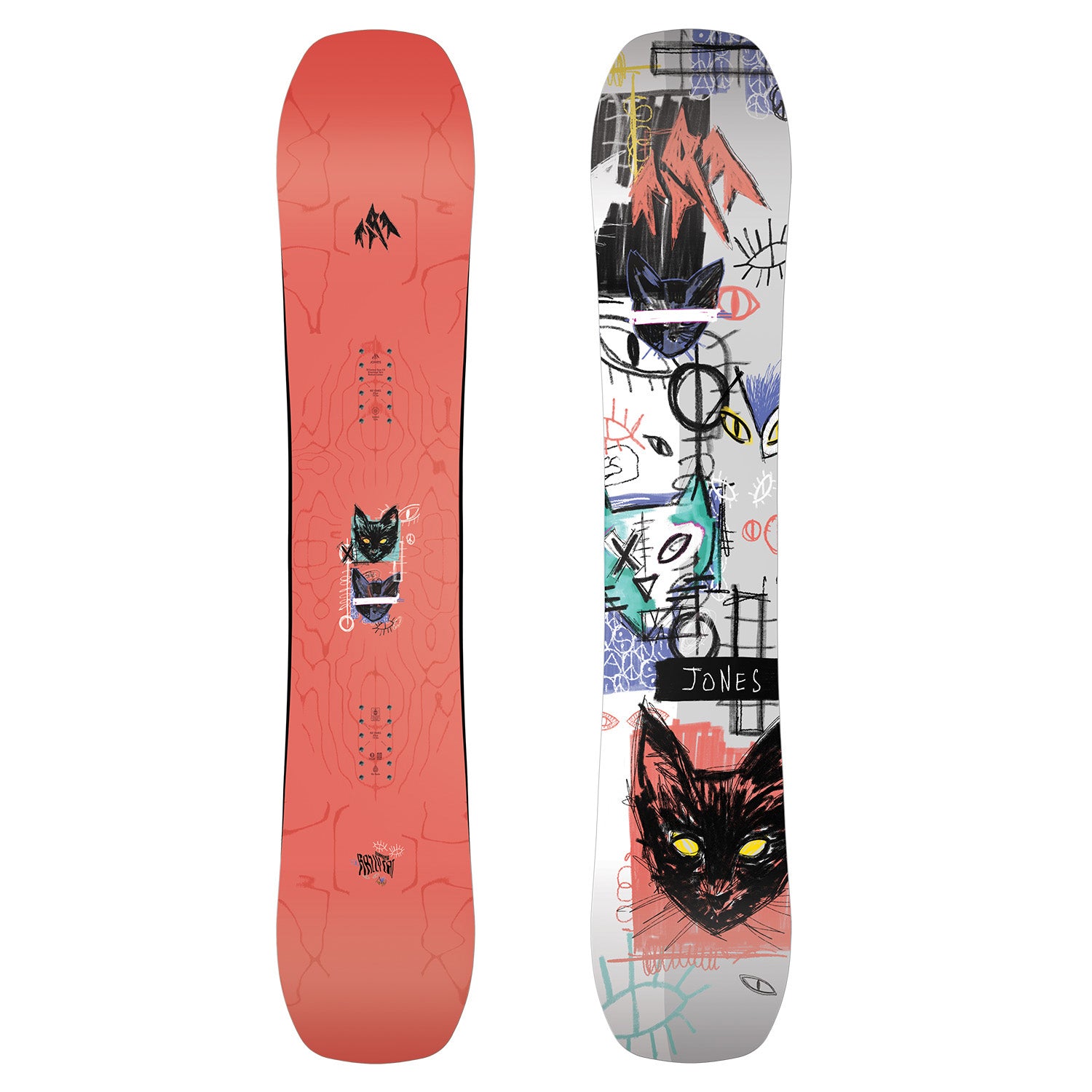 スノーボード JONES RALLY CAT 158cm Jones Rally Cat Snowboard - Women's 2026 – evo