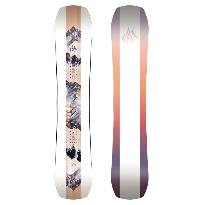 evo jones snowboard Mountain Twin Pro Mens - 2026 This advanced design creates a natural lift in the nose and tail of the board Jones Snowboards Hovercraft 2.0 Demo