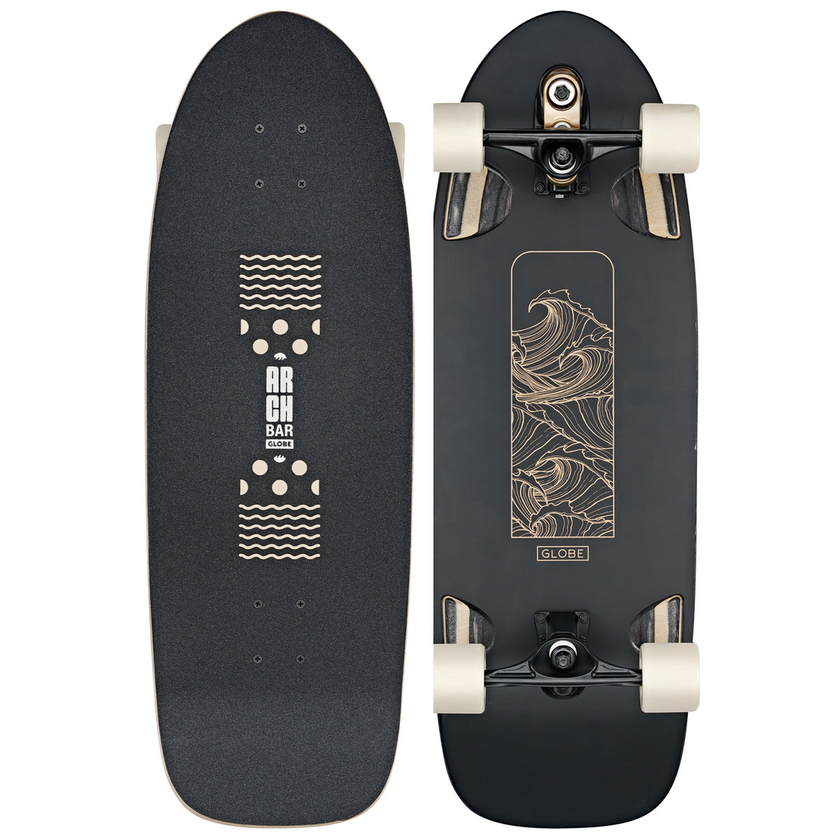 Globe Walrus Cruiser Skateboard Complete Black/Peaking