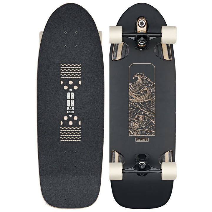 Globe Walrus Cruiser Skateboard Complete Black/Peaking