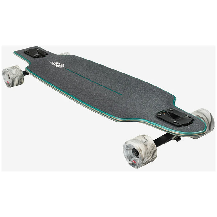Globe Prowler Mid Longboard Complete Green Flames