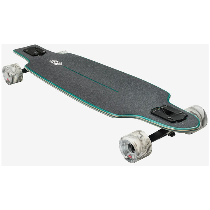 Globe Prowler Mid Longboard Complete Green Flames