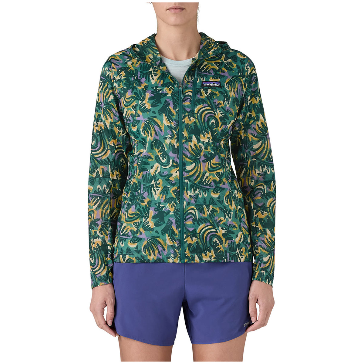Patagonia Houdini Jacket - Women's Wild Botanist: Wetland Blue