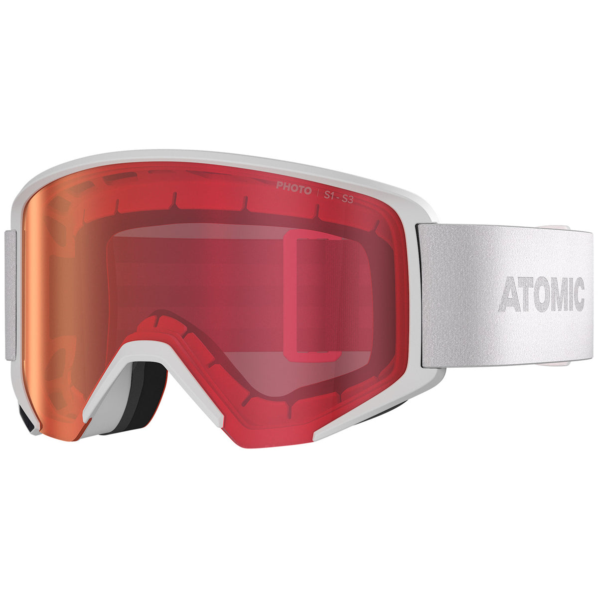 Atomic Savor L Photo Goggles White/Red Photo