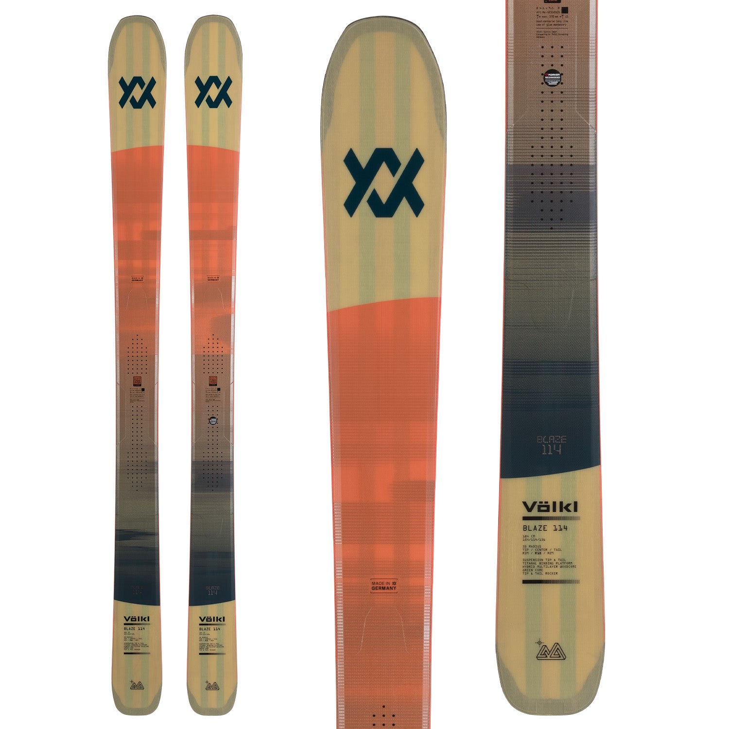 Völkl Blaze 114 Skis 2026 – evo