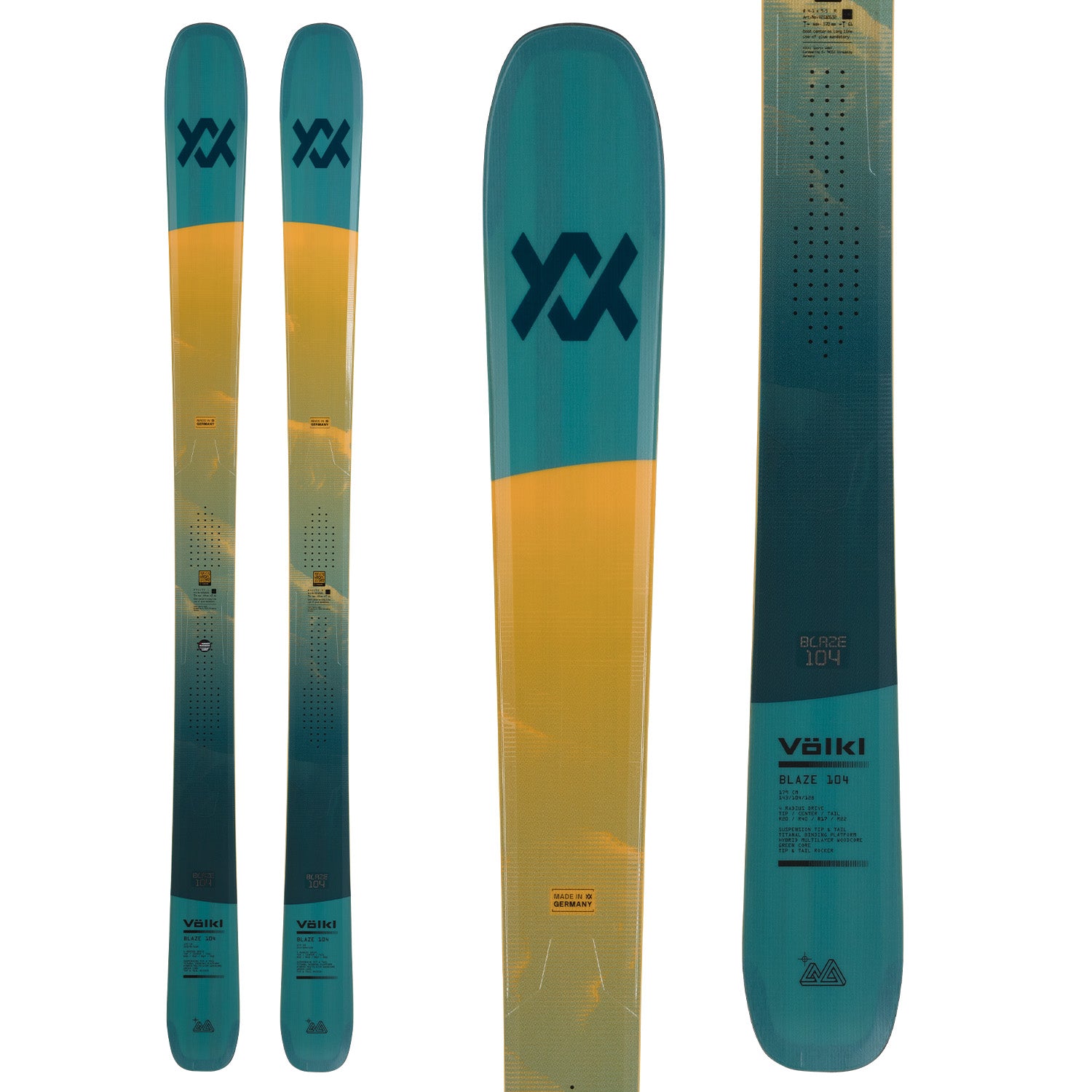 スキー 25 Volkl Blaze 104 Limited Edition 186cm product-image-1184166.jpg?v=