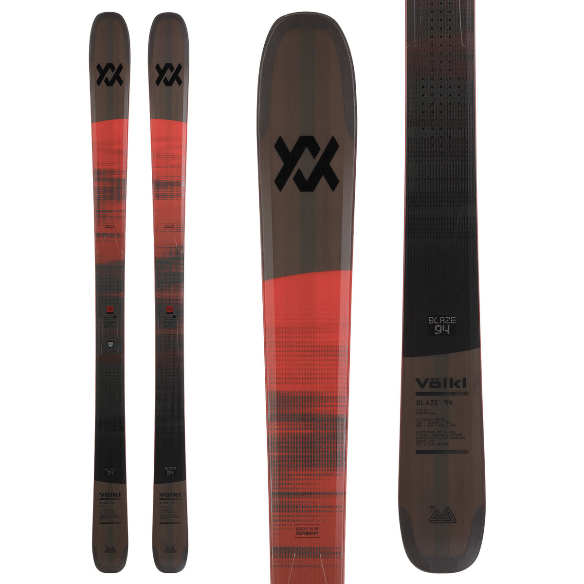 Völkl Blaze 94 Skis 2026 Black
