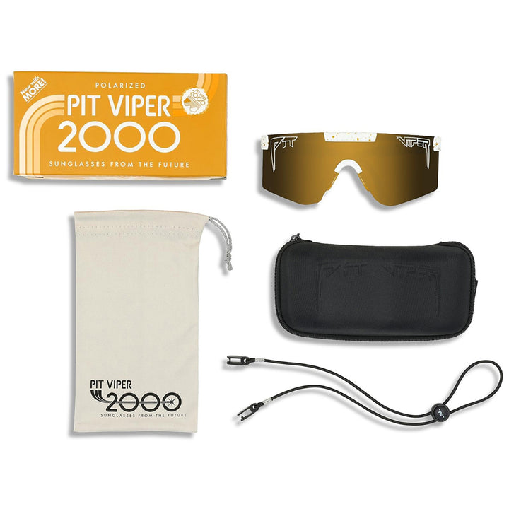 Pit Viper The 2000s Sunglasses J-Lo/Polarized Gold Mirror