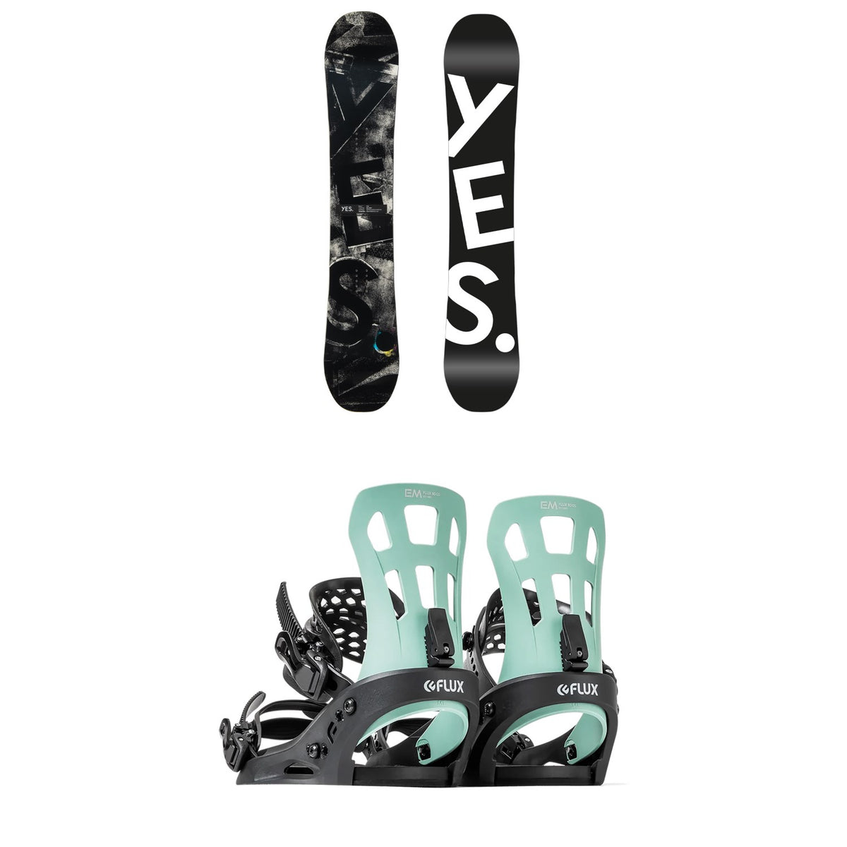 Yes. Basic Snowboard 2023 + Flux EM Snowboard Bindings