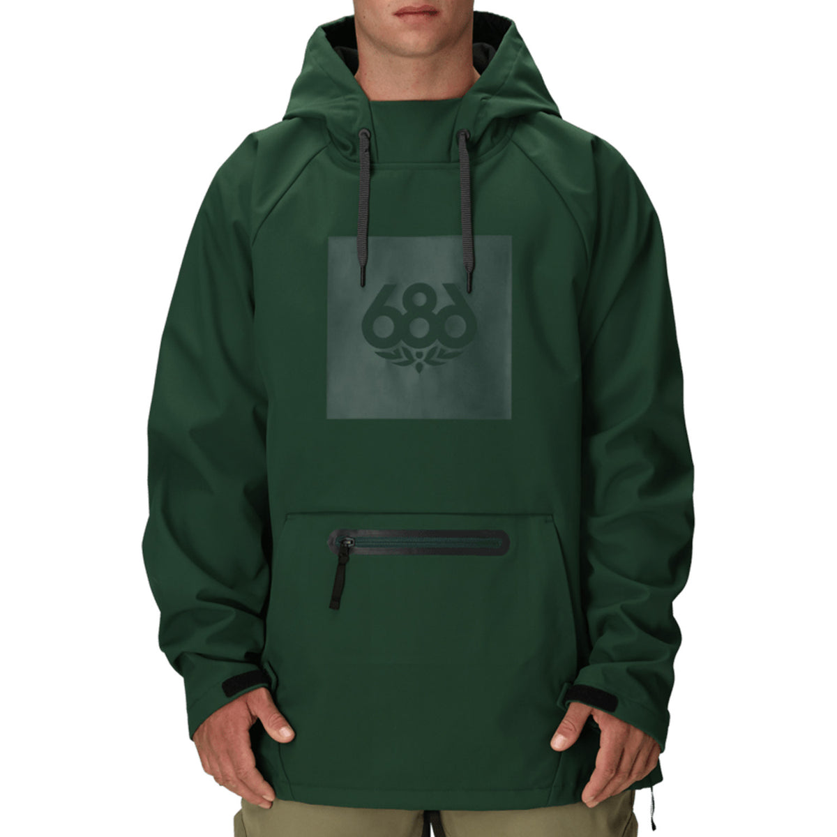 686 Waterproof Hoodie - Men's Moss Green